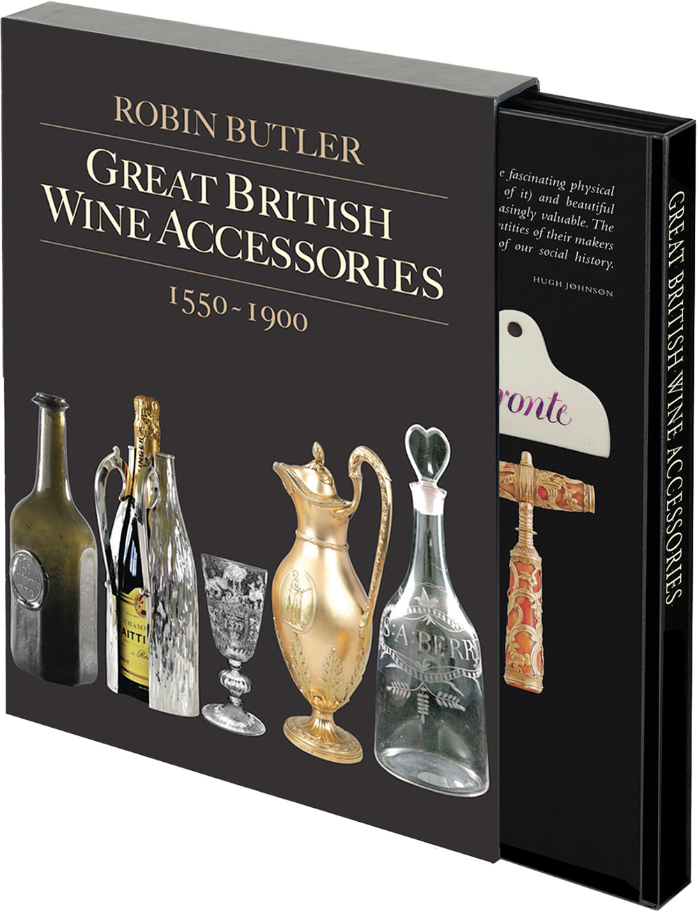 Great British Wine Accessories book and slip case